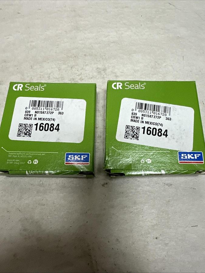 Used SKF,16084,Oil Seal LOT of 2