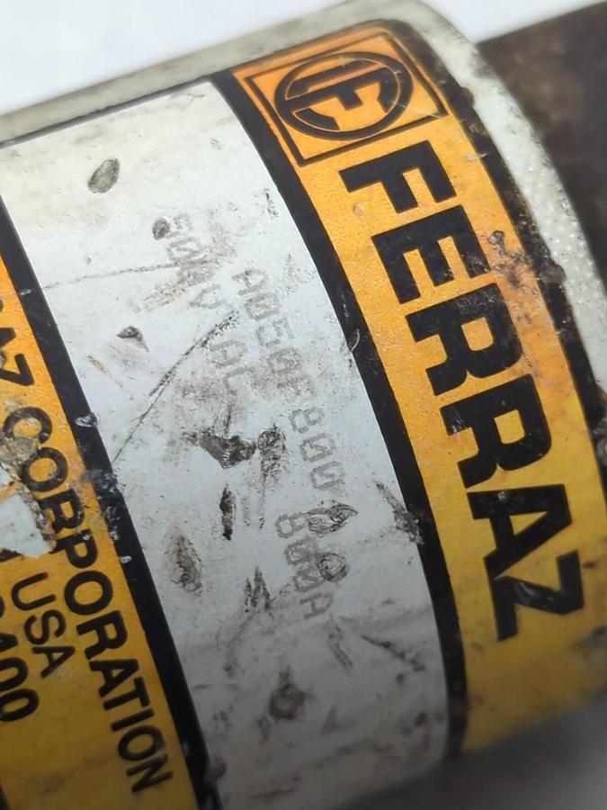 Used FERRAZ,A050F-800,FUSE 800 AMP 500V AC PRE-OWNED