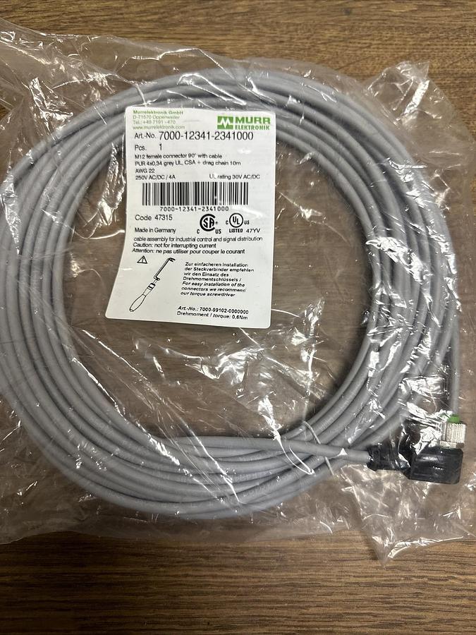 Used Murrelektronik,7000-12341-2341000,Cable