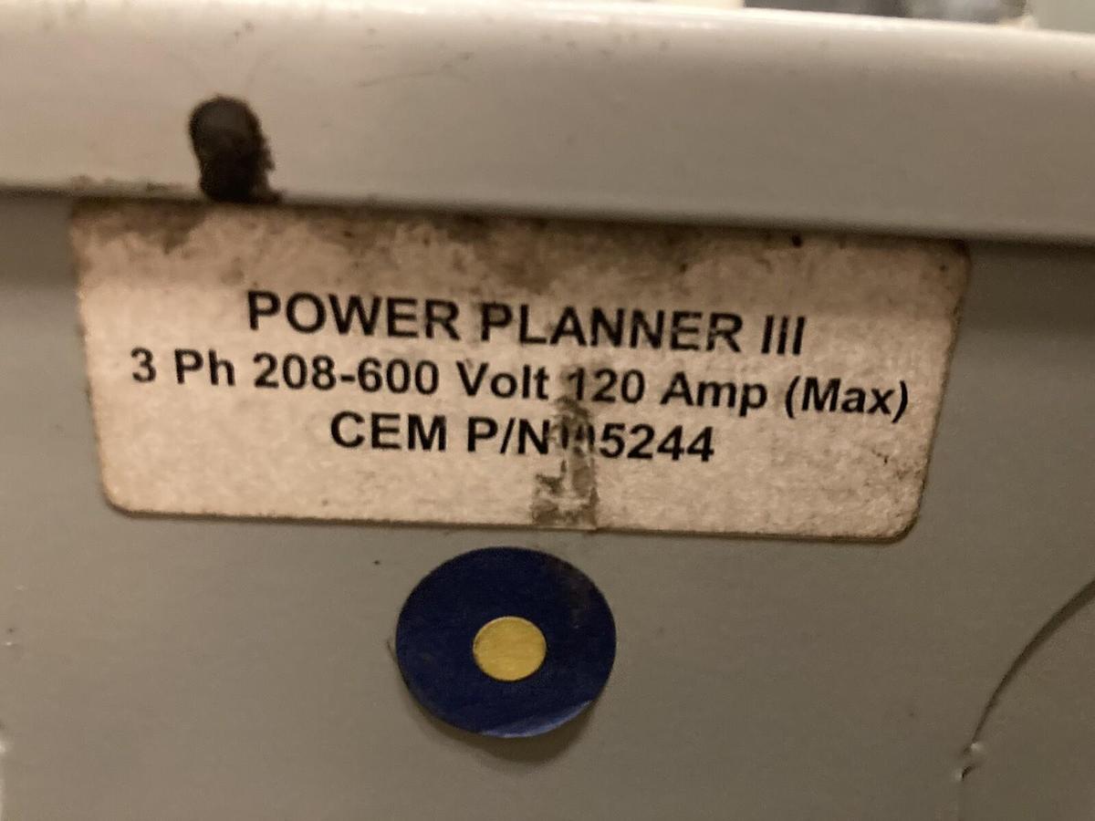 Used Power Planner III,55244,3-Phase Enclosure 208-600V 120A