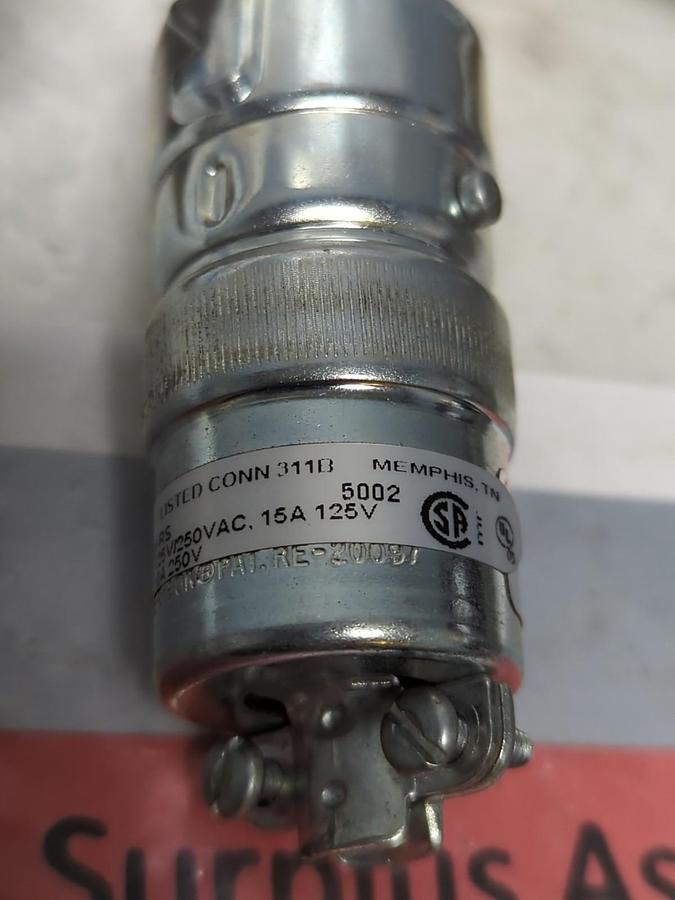 T&B RUSSELLSTOLL,8724-RS,CONNECTOR 20A 125V/250VAC 15A 125V 10A 250V 3W4P