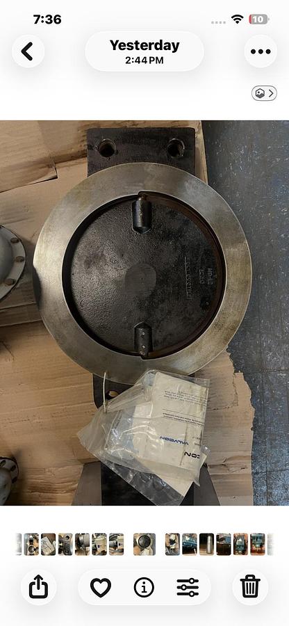 VALVCON,SADCW300CKGS20S, ACTUATOR MD-12 WAFER DUCTILE BUTTERFLY VALVE 12" 250