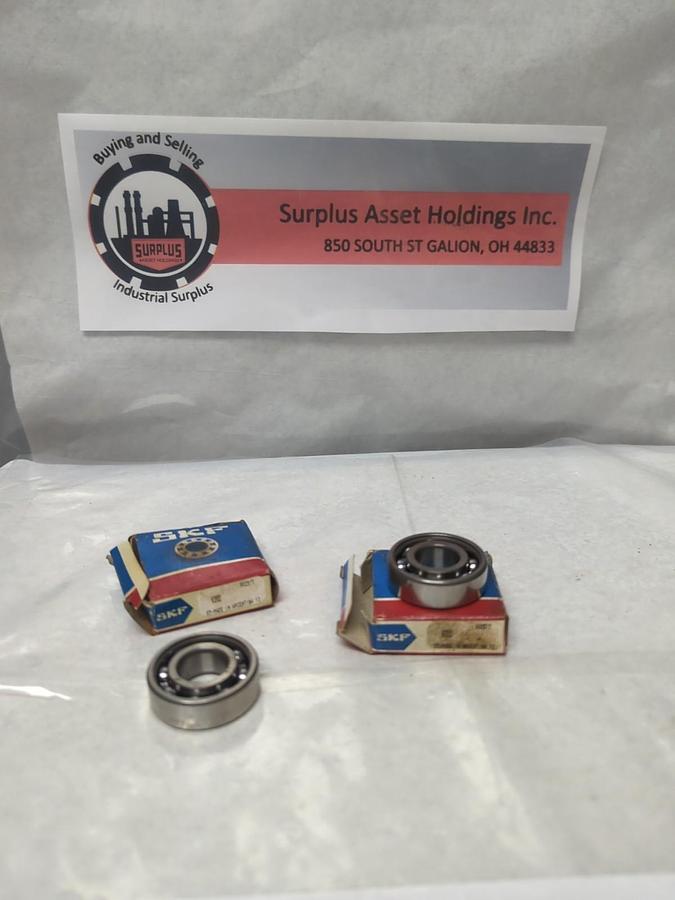 SKF,6202,DEEP GROOVE BALL BEARING LOT OF 2 NOS