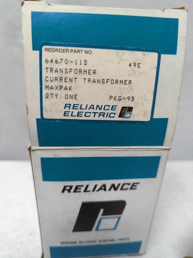 RELIANCE ELECTRIC,64670-11S,TRANSFORMER NOS