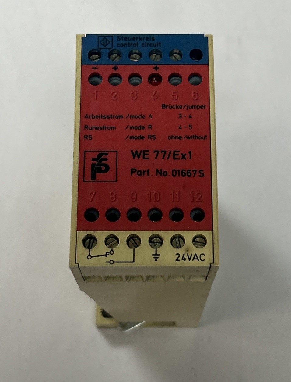 Used PEPPERL FUCHS,01667S,SWITCH AMPLIFIER RELAY