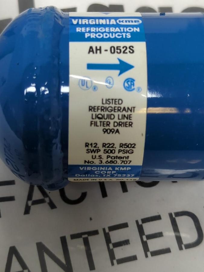 VIRGINIA KMP,AH-052S,LIQUID LINE FILTER DRIER