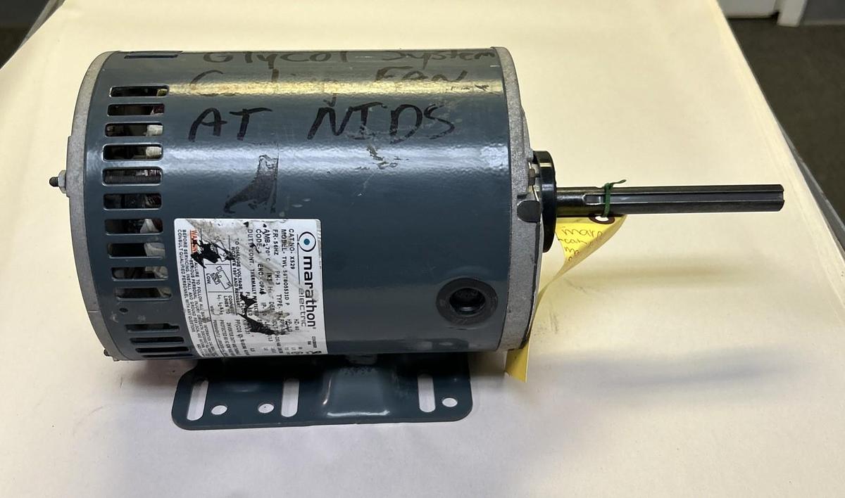 Used MARATHON,X529,MOTOR 1/2HP 460V 850RPM 3PH 56HZ FRAME