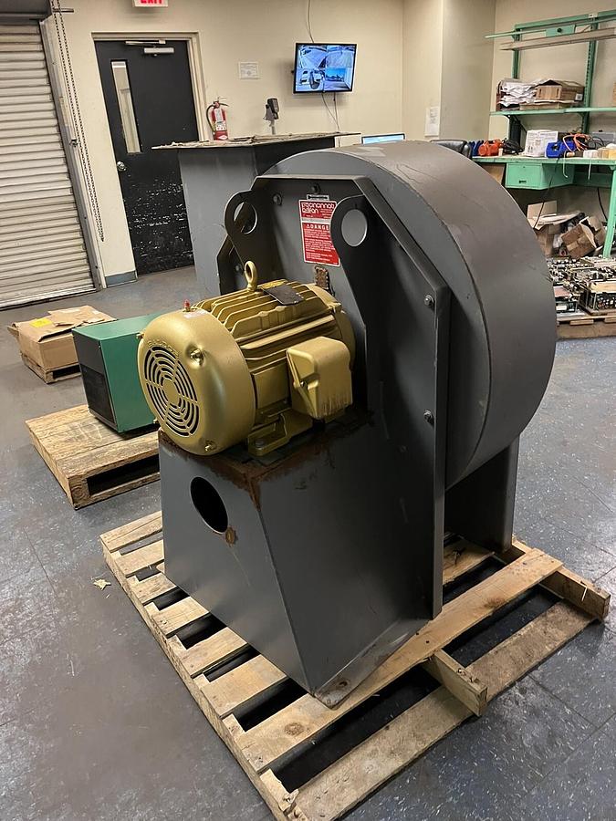 CINCINNATI FAN,RBE-15,RADIAL BLADE EXHAUSTER 15HP 3PH 1765RPM