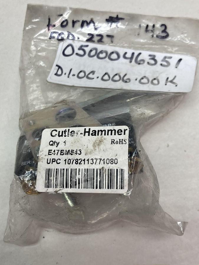Used Cutler-Hammer,E47BMS43,Precision Limit Switch