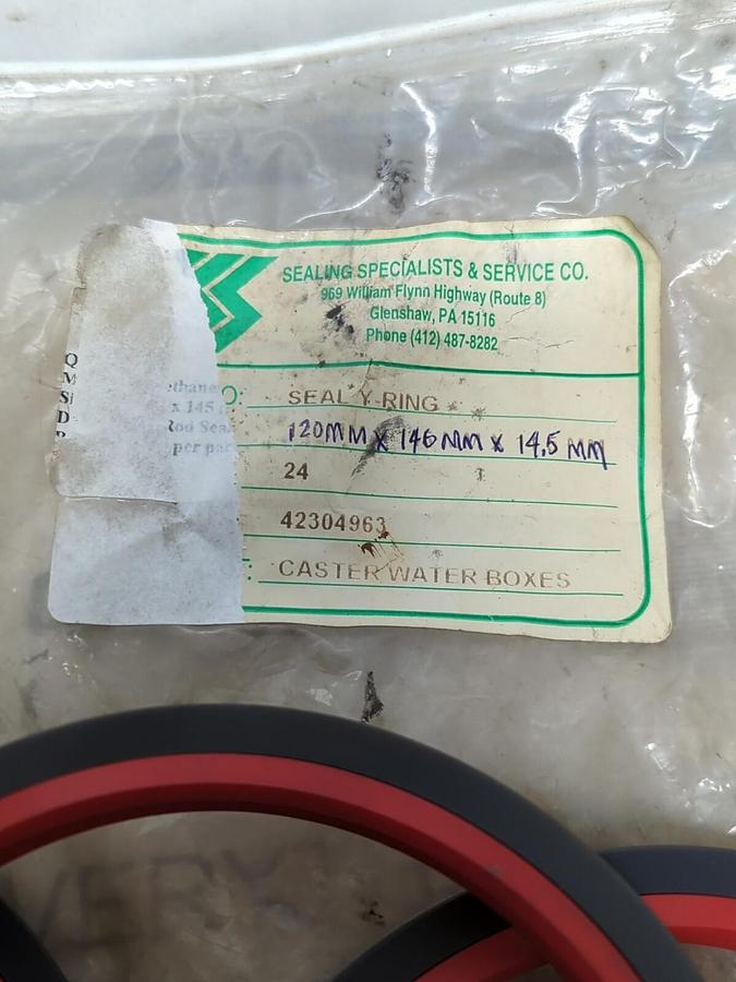 KEUPCHEN,120MMX146MMX14.5MM,SEAL RINGS LOT OF 9