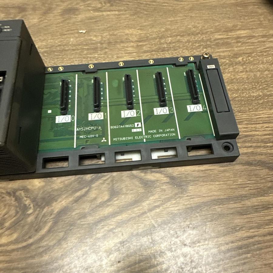 Used Mitsubishgi,A1SJHCPU,Melsec CPU w/5 Slot Rack