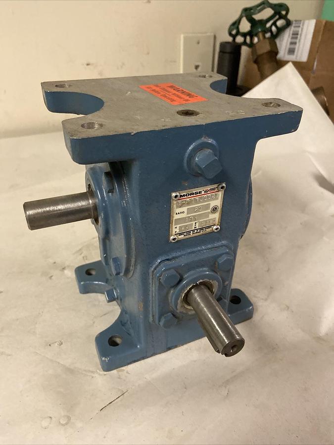 Used Morse,K-81MJ0025,Gear Reducer Ratio 20:1 18W Input .56HP 1750RPM