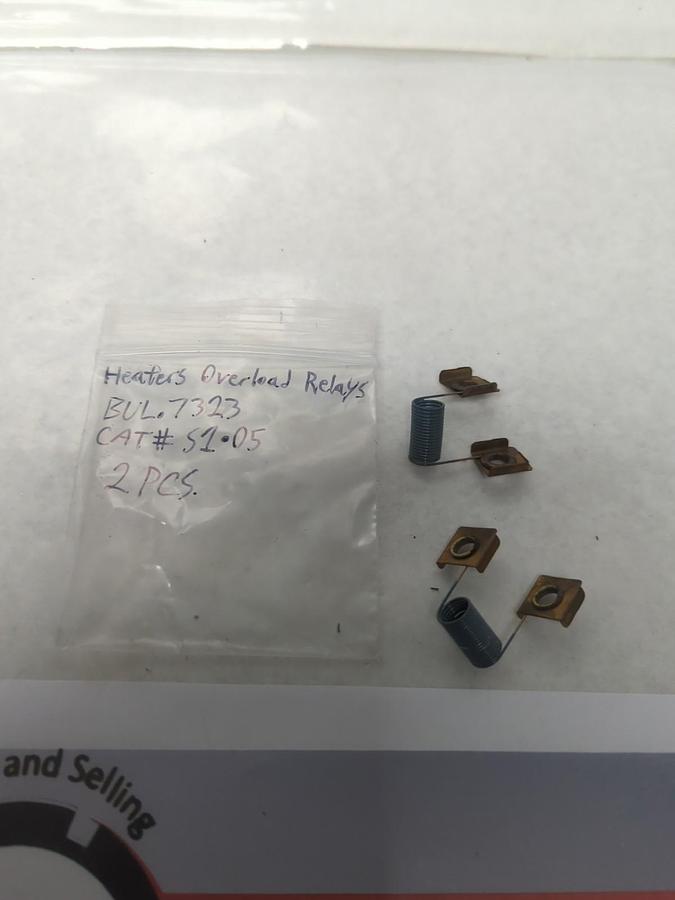 Used JOSLYN CLARK,S1.05,OVERLOAD HEATER ELEMENT LOT OF 2 PRE-OWNED