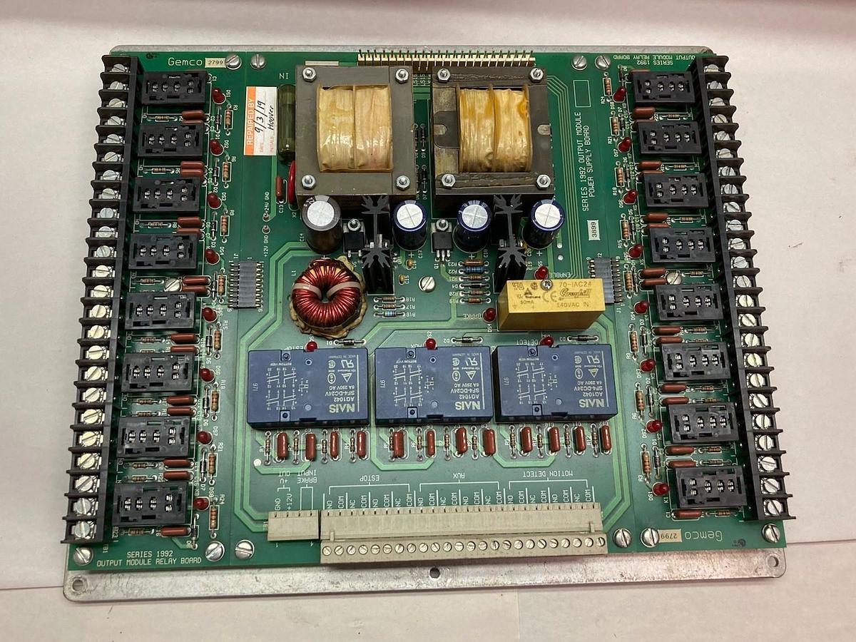 Used Gemco 2799,Series 1992,Output Module Power Supply Board
