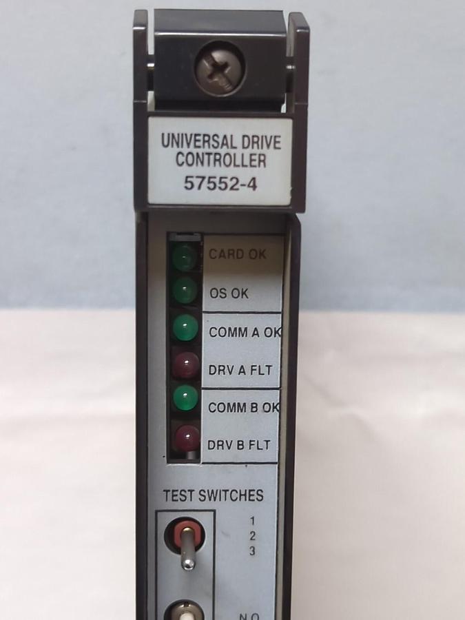 Used RELIANCE ELECTRIC,57552-4A,UNIVERSAL DRIVE CONTROLLER MODULE
