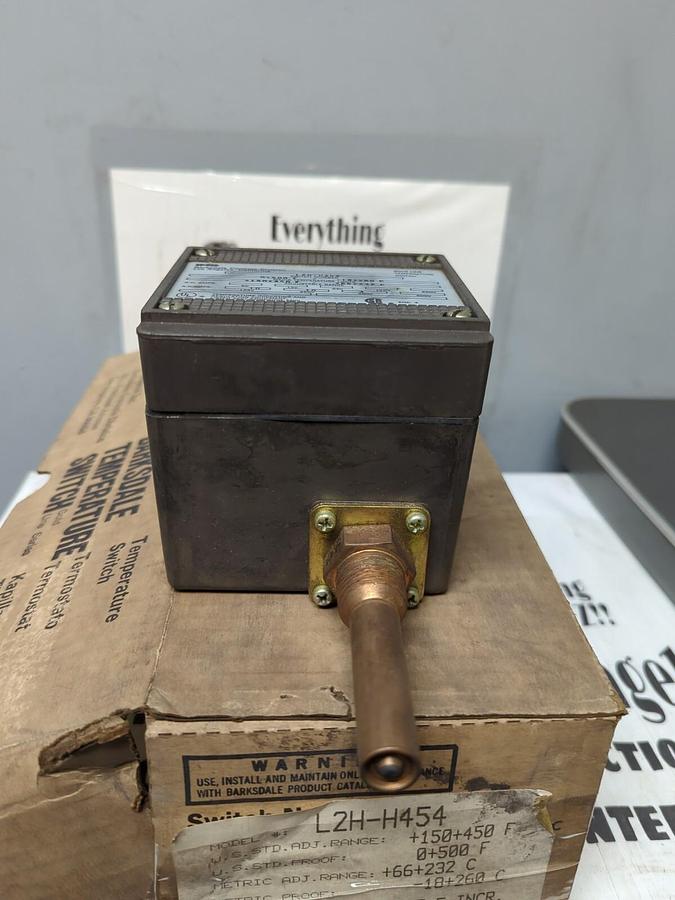 IMO BARKSDALE,L12H-H454,TEMPERATURE SWITCH NOS
