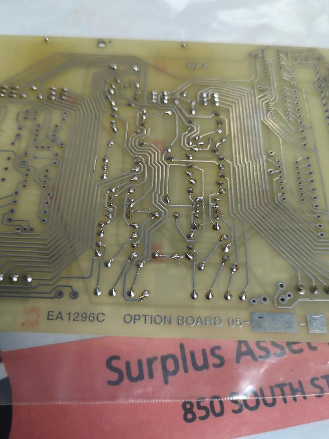 Used DFE,EA1296C,PRINTED OPTION BOARD REV A PRE-OWNED