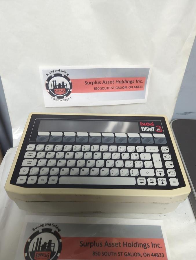 Used DLOG NC SYSTEMS,DNET 3E10,PANEL KEYBOARD PRE-OWNED