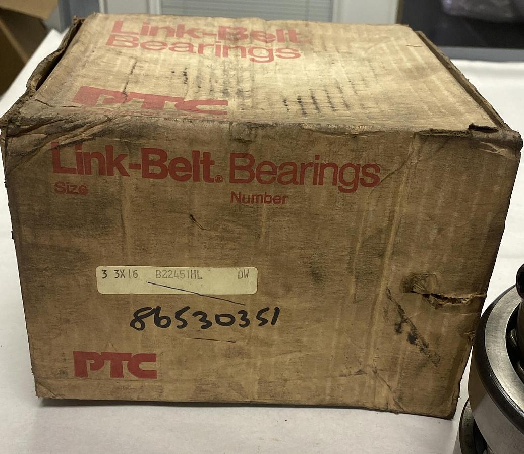 Link Belt,B2245IHL,Roller Bearing 3-3/16 INCH NOS