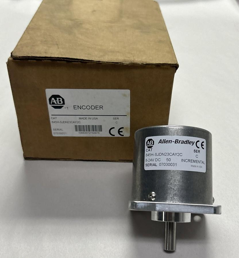 Used ALLEN BRADLEY,845H-SJDN23CAY2C,INCREMENTAL ENCODER NEW