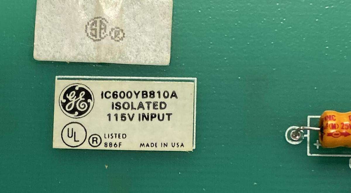 GE FANUC,IC600YB810A,INPUT MODULE NOS NO BOX