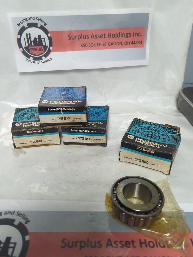 FEDERAL MOGUL,2580,ROLLER BEARING CONE LOT OF 4 NOS