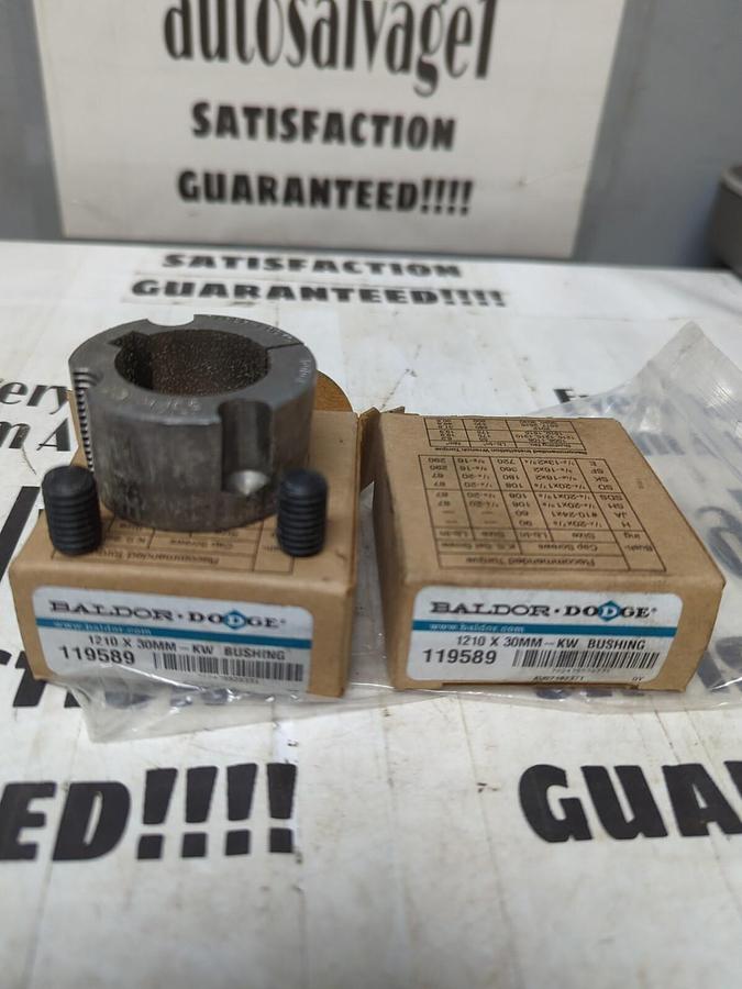 DODGE,119589,TAPER-LOCK BUSHING 1210X30MM LOT OF 2 NOS