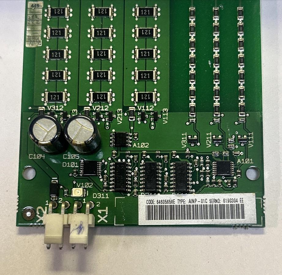 ABB,AINP-01C,INPUT BRIDGE CONTROL BOARD NOS