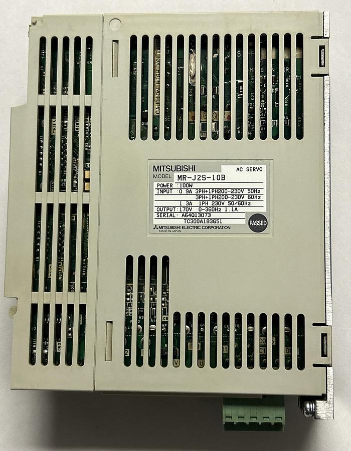 Used MITSUBISHI,MR-J2S-10B,AC SERVO DRIVE 1.1AMP 230V