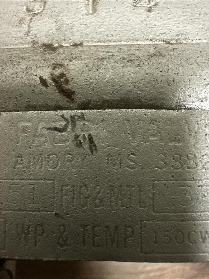 Fabri-Valve,843151,3" Knife/Gate Valve