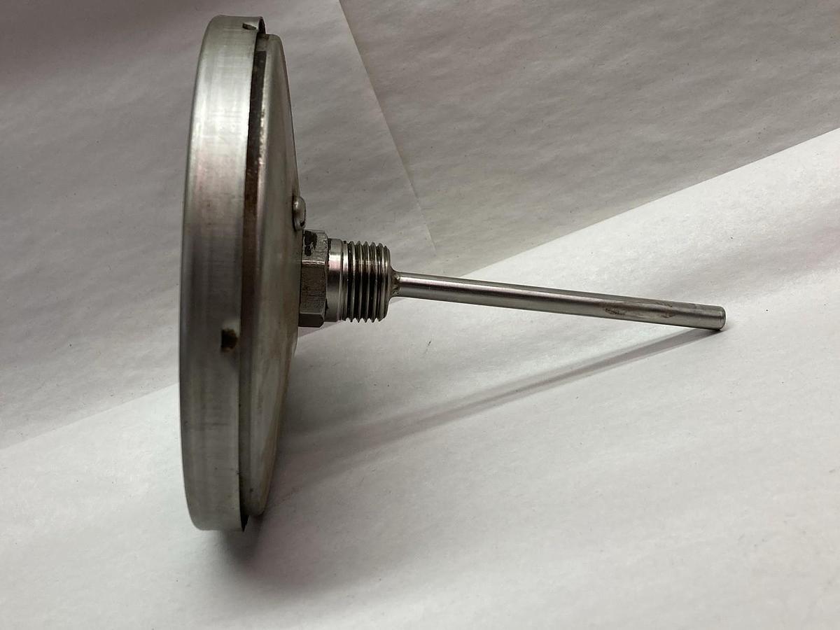 Moeller Bimetal,Model 4000 0-200°F,Thermometer 6 Inch Stem