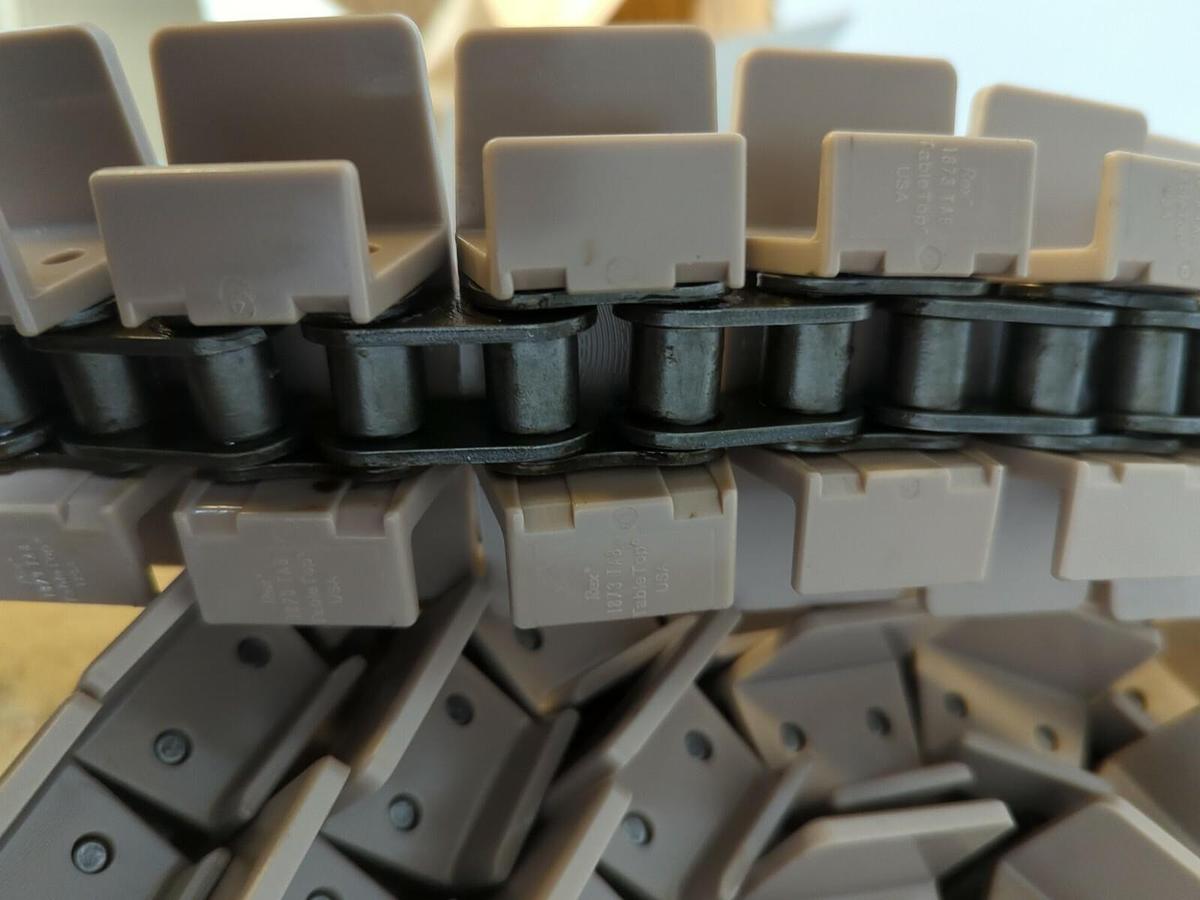 REXNORD,LF1873TAB-S-3.25 10177569,TABLE TOP CHAIN 10 FT NOS