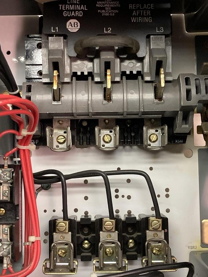 Used Allen-Bradley,2112B,12 Inch Size 1 Fused MCC Starter Bucket