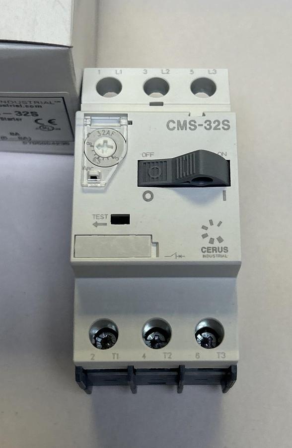 Used CERUS INDUSTRIAL,CMS-32S,MANUAL MOTOR STARTER NEW