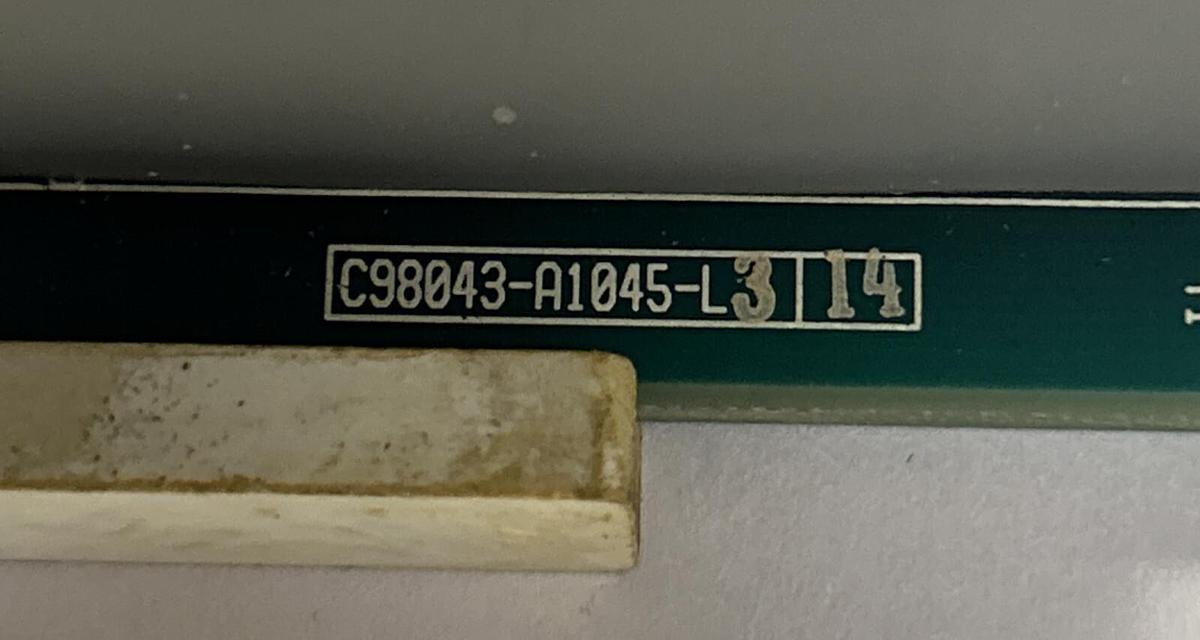 Used SIEMENS,C98043-A1045-L3,CONTROL MONITOR CARD