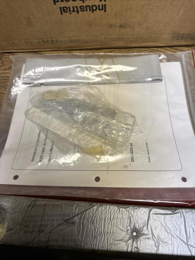 Nematron,KBD-1002,Industrial Keyboard