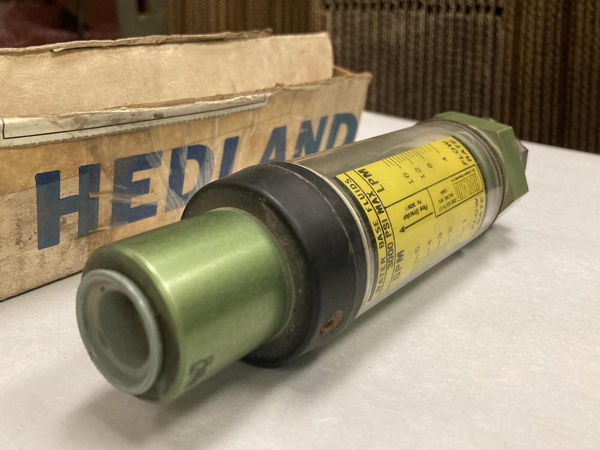 Hedland,H613-002,Water Flow Meter 1/2 IN NPTF 3000 PSI Max