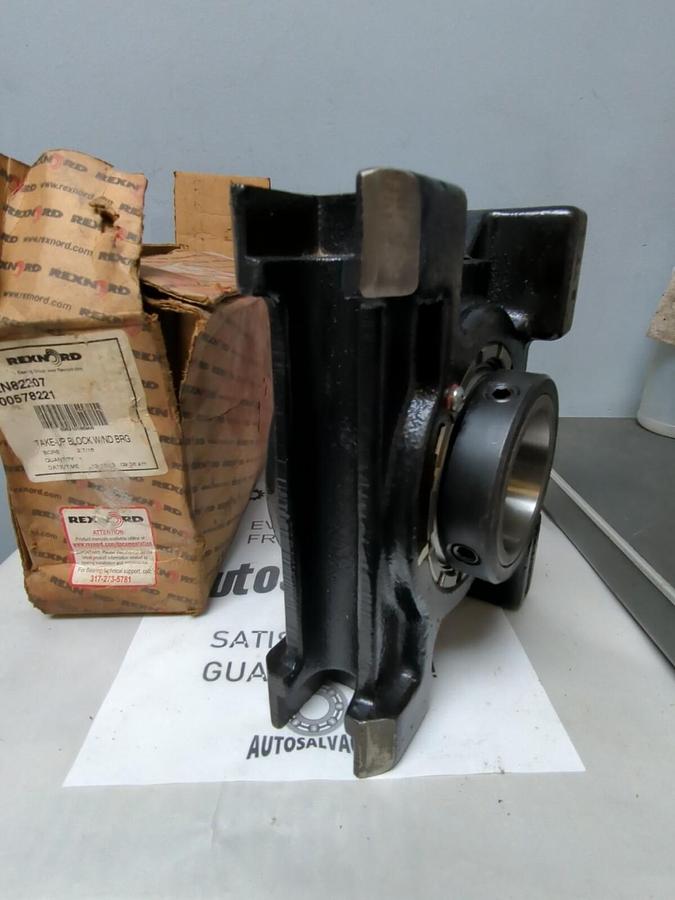 REXNORD,ZN82207,TAKE-UP BEARING BLOCK W/ND BEARING 2-7/16 INCH NOS