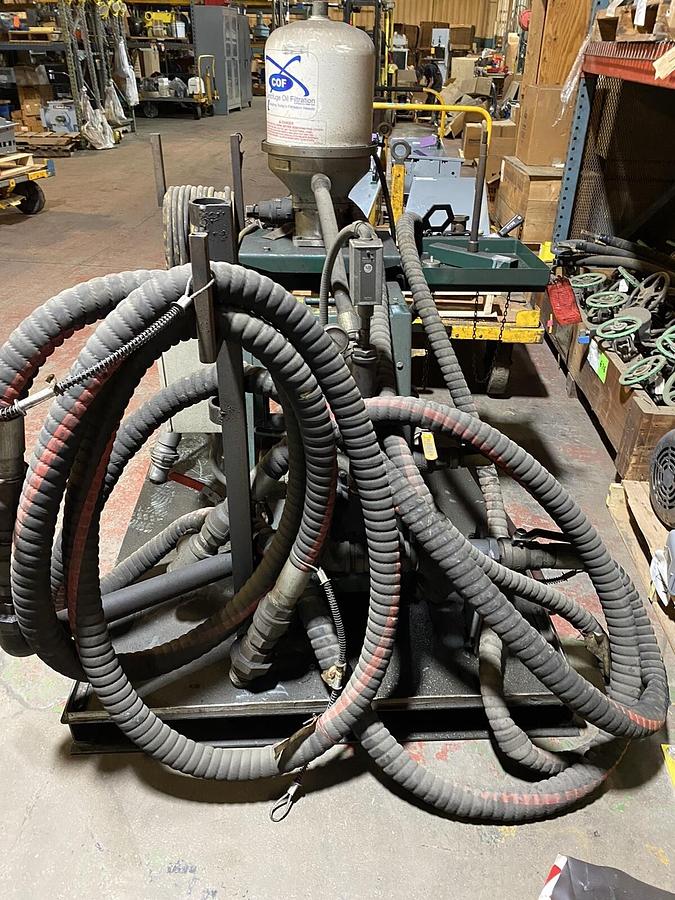 Used ACORN,S00552,Centrifugal Oil Filteration Separator Unit 5hp 40gpm 460v 3ph