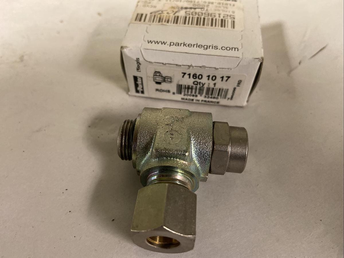 Used PARKER,7160 10 17,Pneumatic FLOW CONTROL Regulator