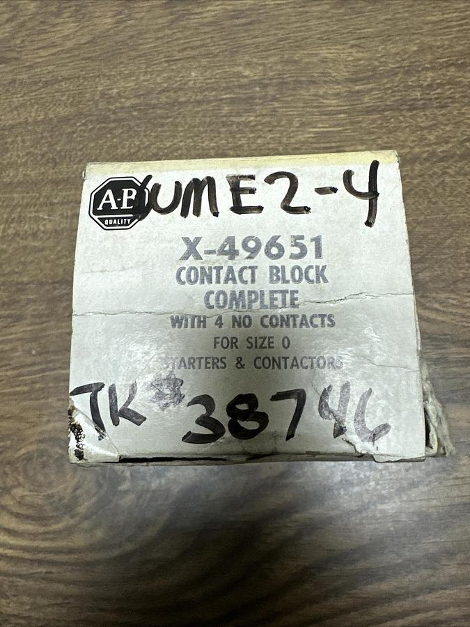 Allen Bradley,X-49651,Contact Block