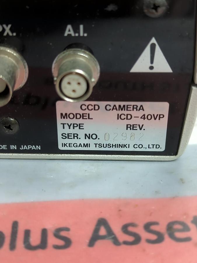 Used IKEGAMI,ICD-40VP,CCD CAMERA PRE-OWNED