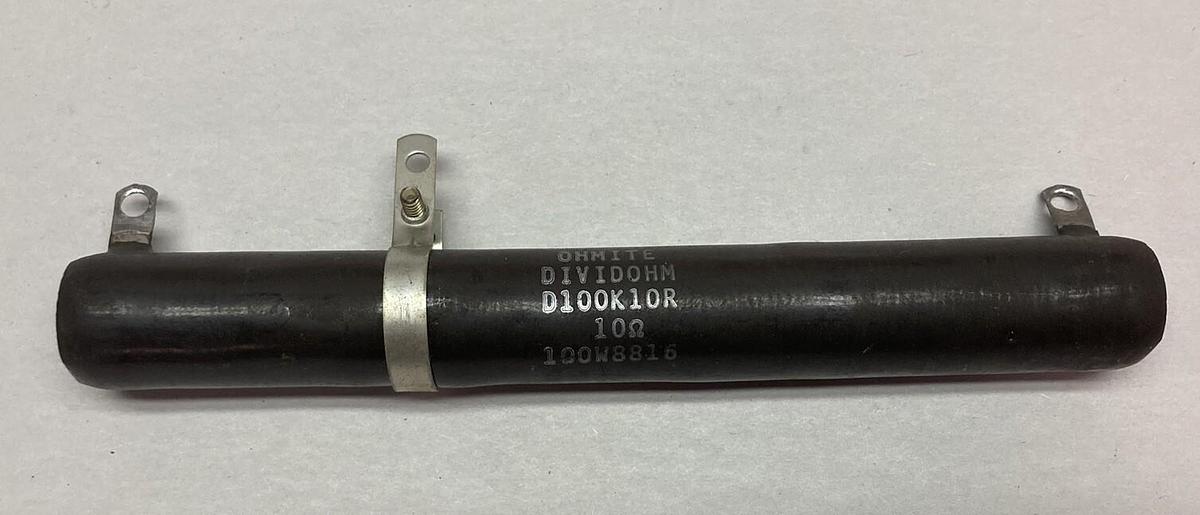 Used Ohmite,D100K10R,Resistor 10 OHM