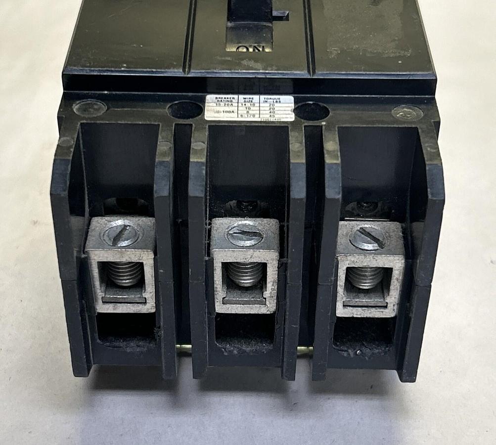 Used SIEMENS,BQCH3B070,CIRCUIT BREAKER 70A 277/480V 3P