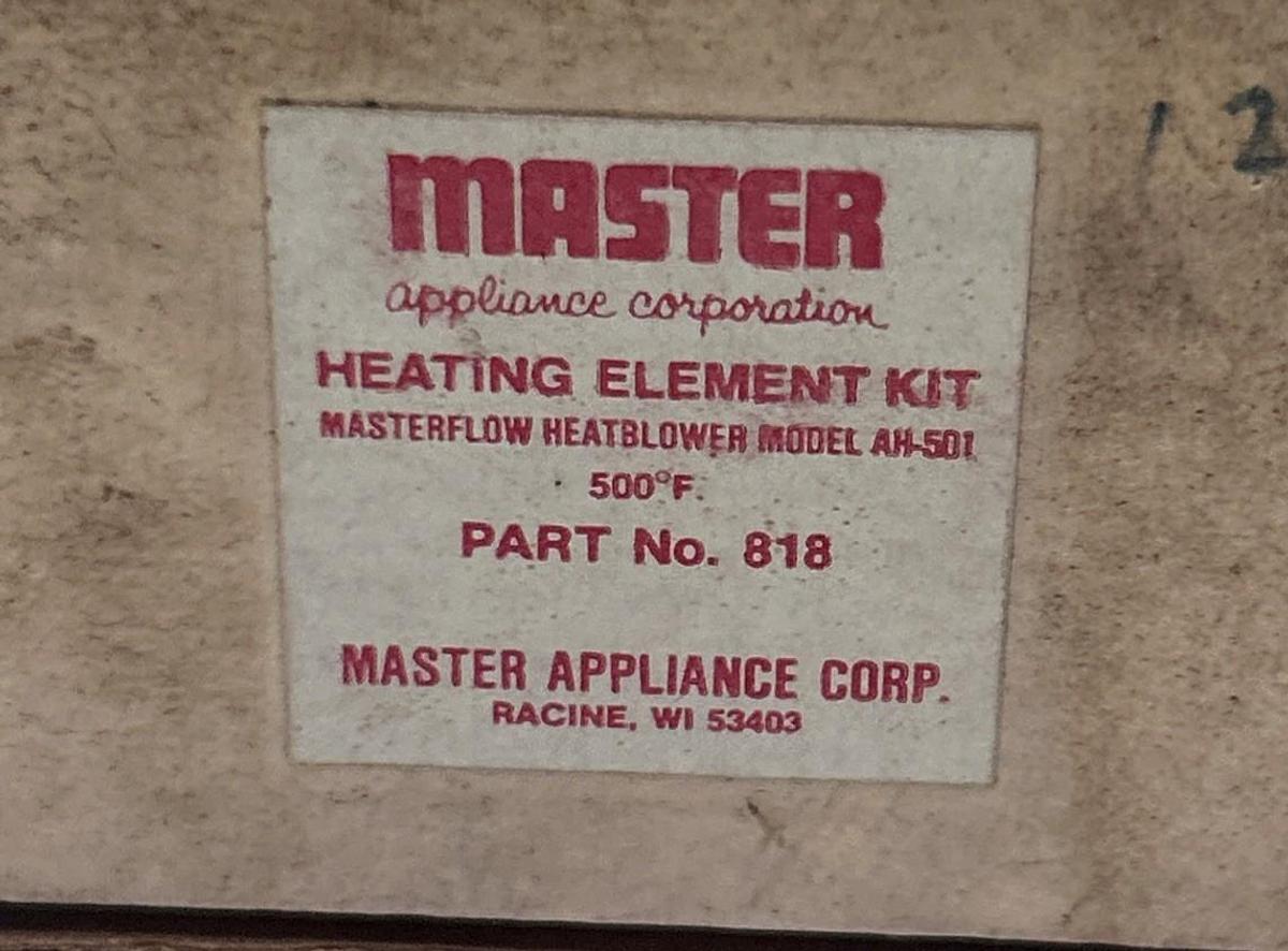 MASTER,818,HEATING ELEMENT KIT NOS