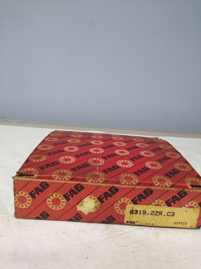Used FAG,6319/C3,Deep Groove Ball Bearing NOS