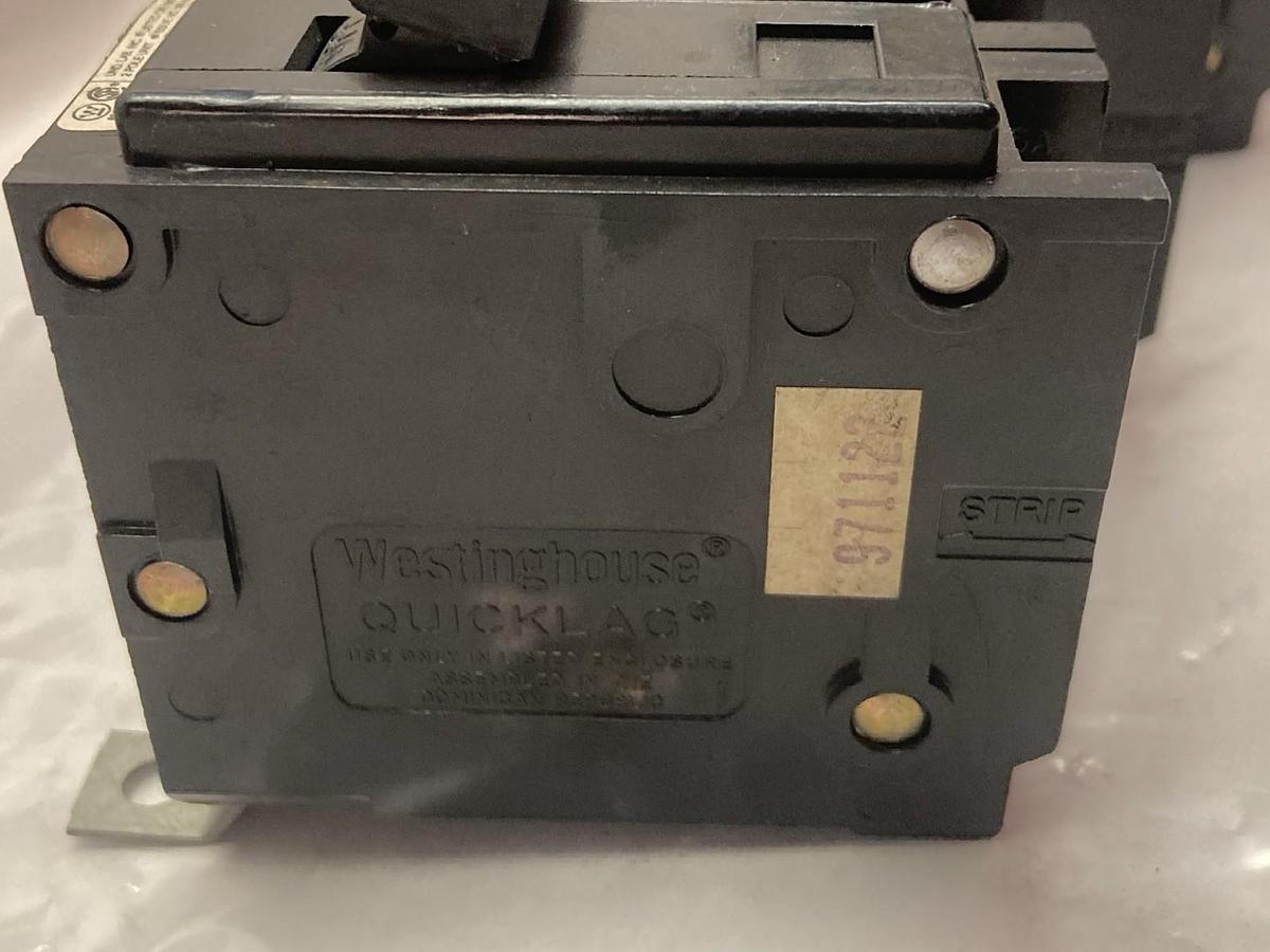 Used Westinghouse,Type XR-1600,2-Pole Circuit Breaker 120/240Vac 20A