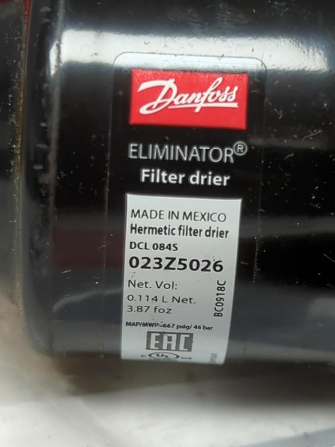 DANFOSS,023Z5026,HERMETIC FILTER DRIER 1/2 INCH NOS