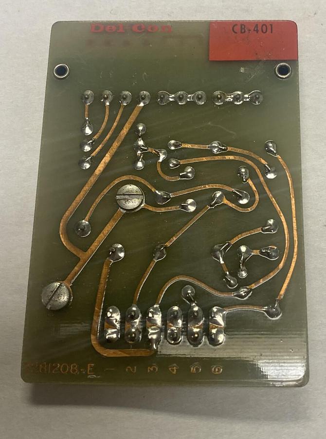 DELCON INDUSTRIES,CB-401,AMPLIFIER BOARD NOS