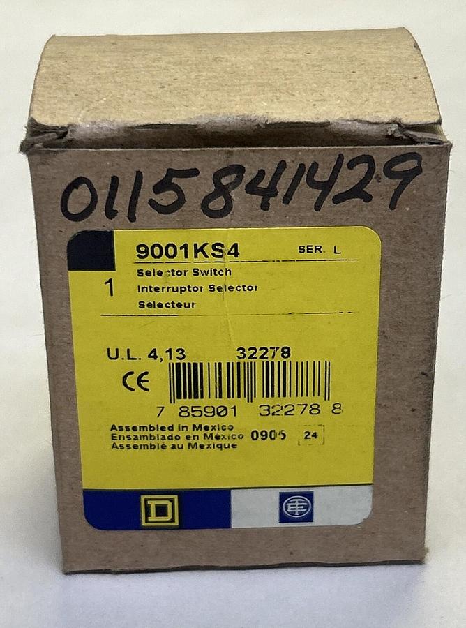 SQUARE D,9001KS4,SELECTOR SWITCH NOS